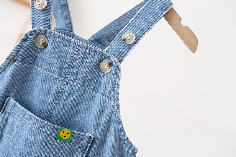 Baby Allover Denim Blue Overalls
