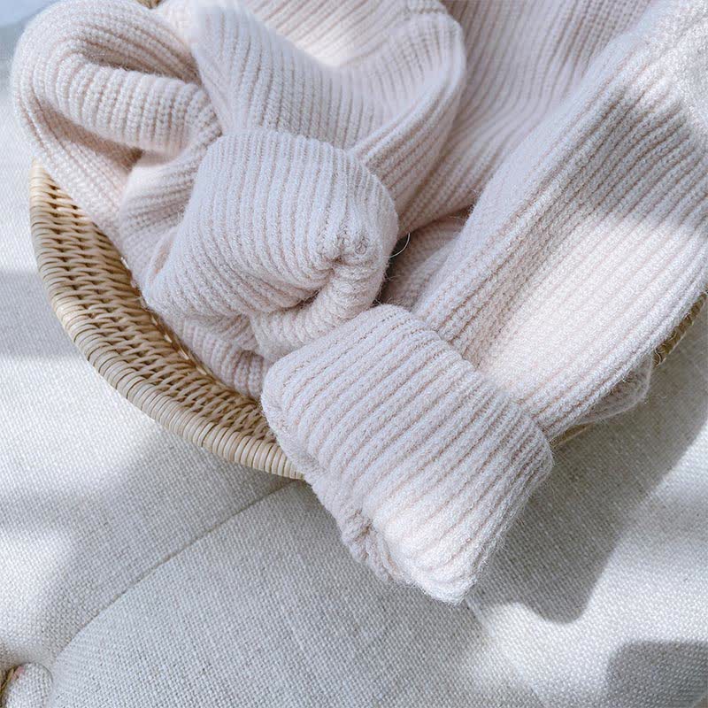 Baby Toddler Solid Color Loose Sweater