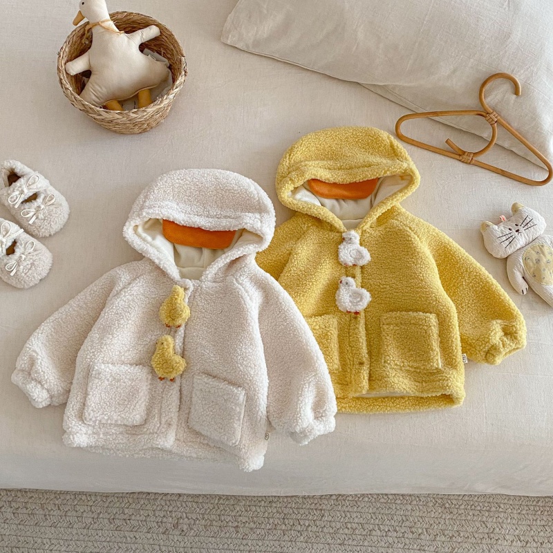Baby Toddler Yellow Duck Coat and Pants 