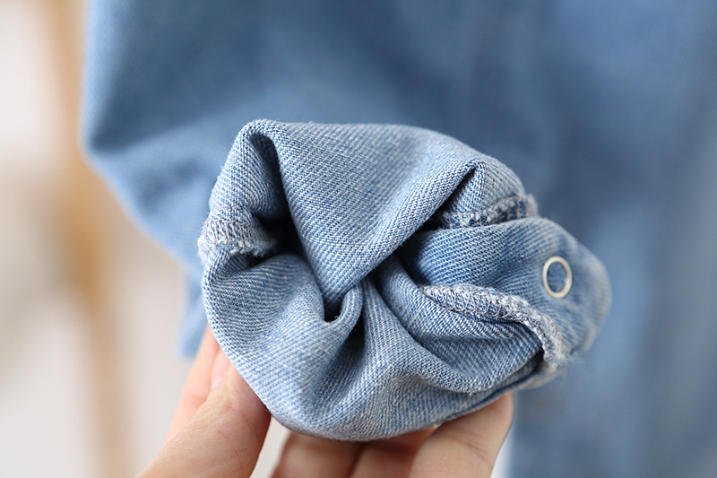 Baby Allover Denim Blue Overalls