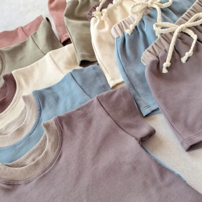 Baby 2-Piece Soft Sweatsuit Loose Set
