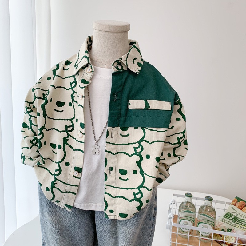 Toddler Boy Bear Shirt