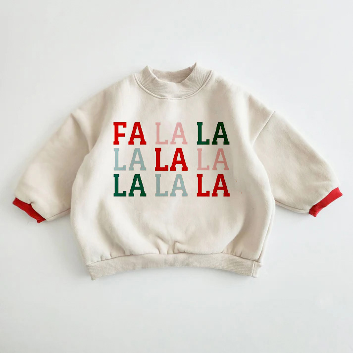 FA LA LA Baby Toddler Christmas Sweatshirt