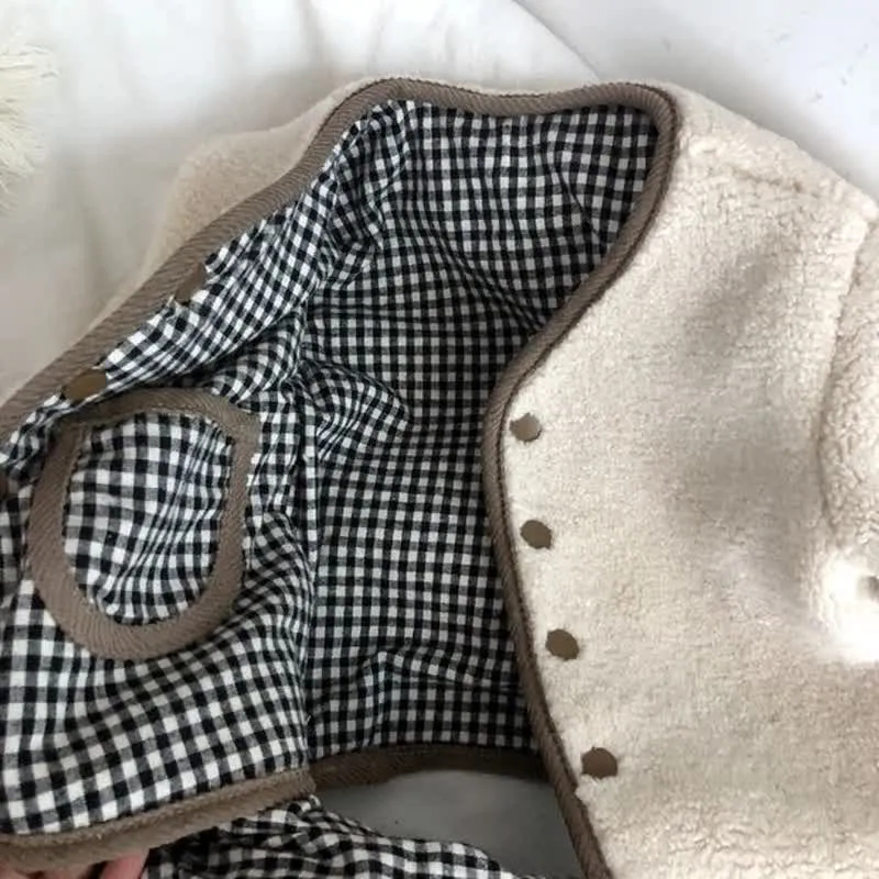 Baby Toddler Plaid Reversible Fleece Jacket