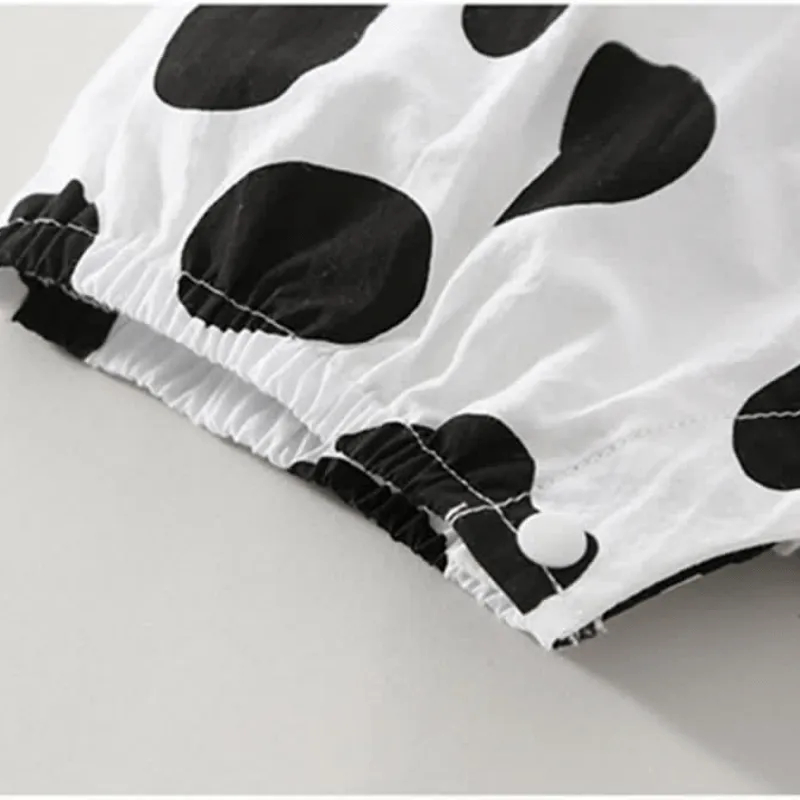 Baby Cow Overalls and Hat Set