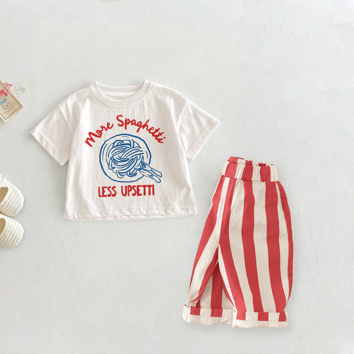 MORE SPAGHETTI LESS UPSETTI Baby Toddler Pasta Set