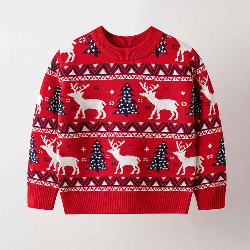 Toddler Christmas Elk Knit Sweater
