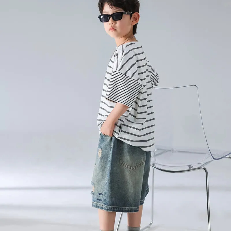 Toddler Kid Fashion Denim Ripped Shorts