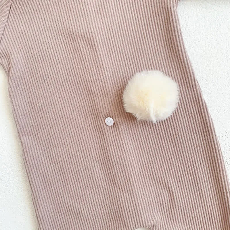 Baby Rabbit Ear Hooded Romper