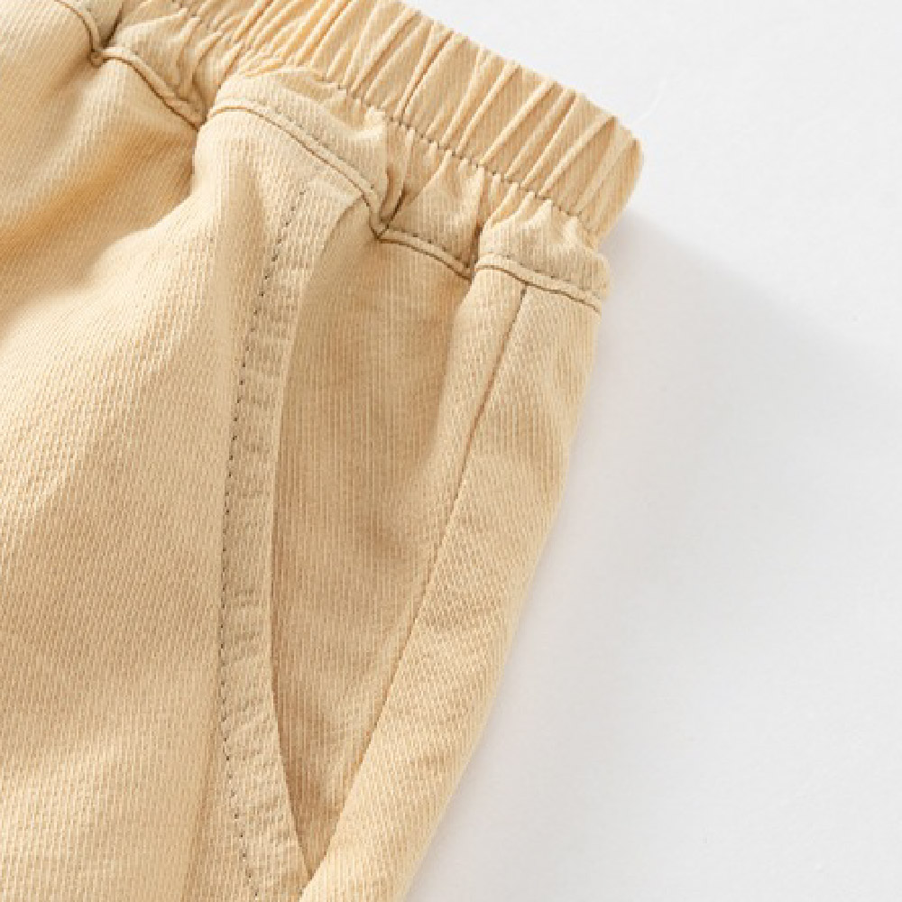 Kids Solid Color Carrot Pants