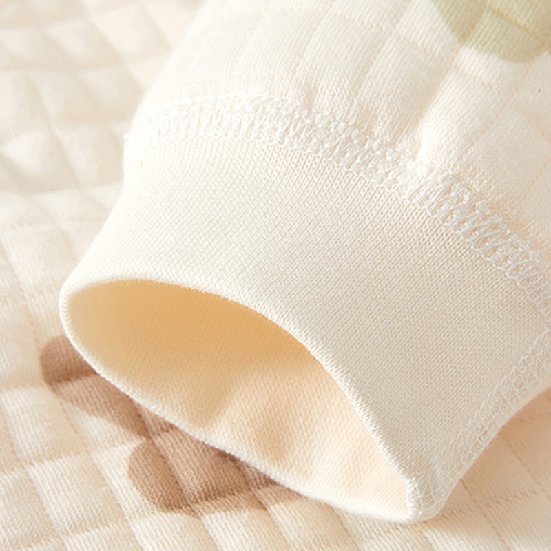 Baby Newborn Colorful Bunny Quilted Romper