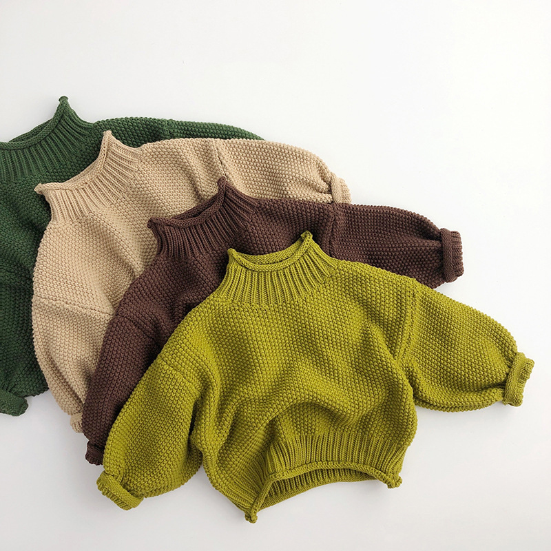 Toddler Rolled Turtleneck Sweater