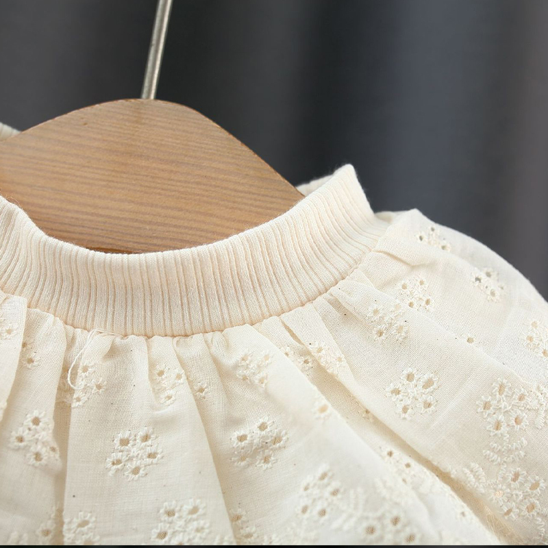 2 Piece Toddler Colorful pom-pom Dress Set