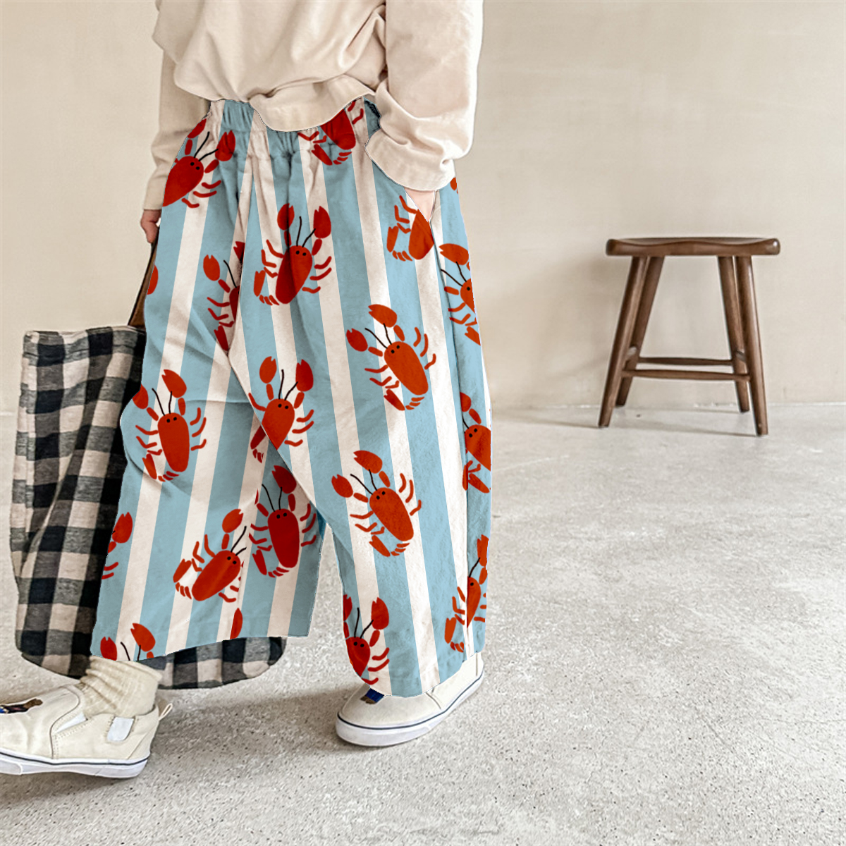 Baby & Kids Lobster Stripe Pattern Pants