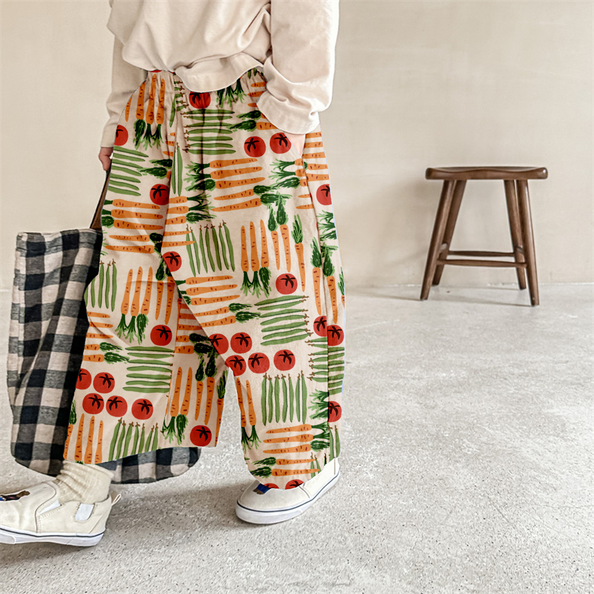 Baby & Kids &Mama Carrots Tomatoes Casual Pants