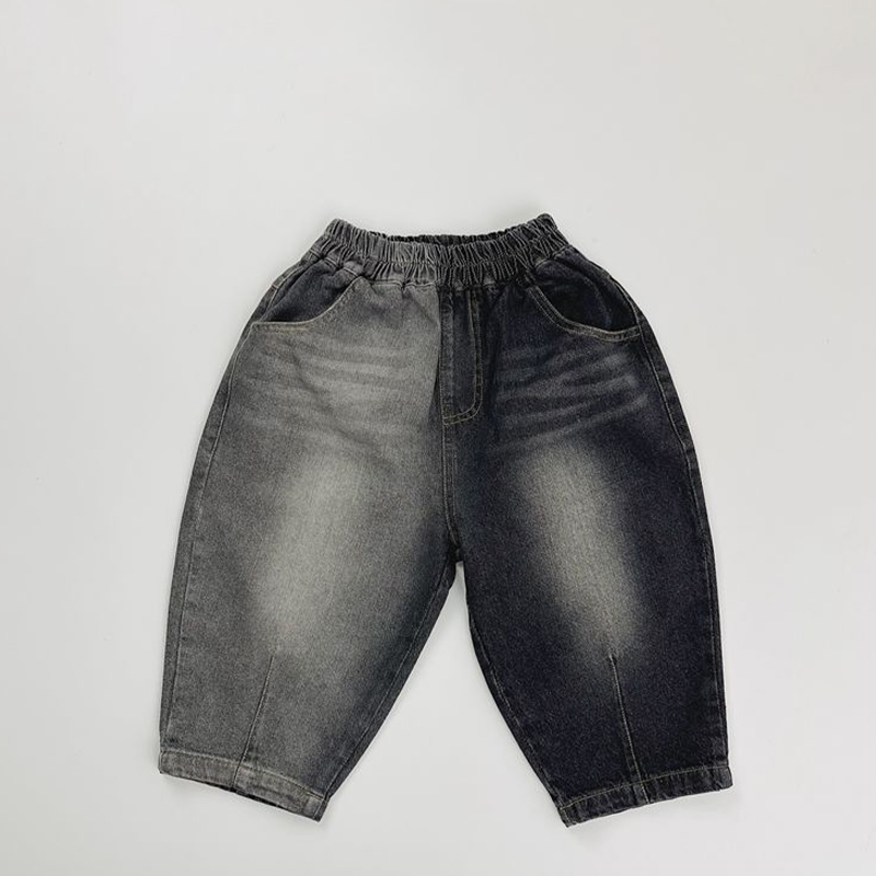 Toddler Retro Contrast Washed Jeans