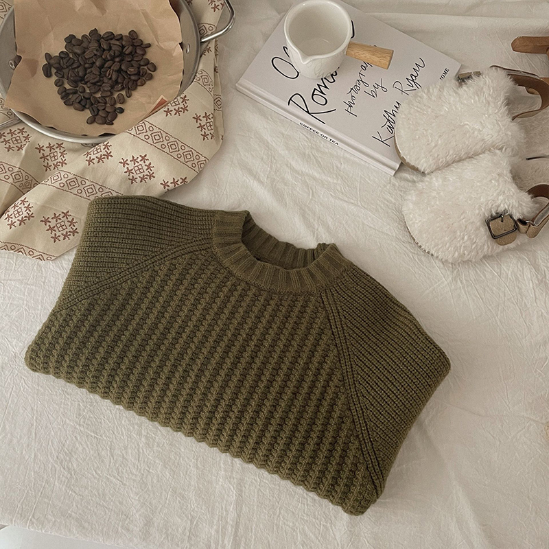 Toddler Retro Twist Pullover Sweater