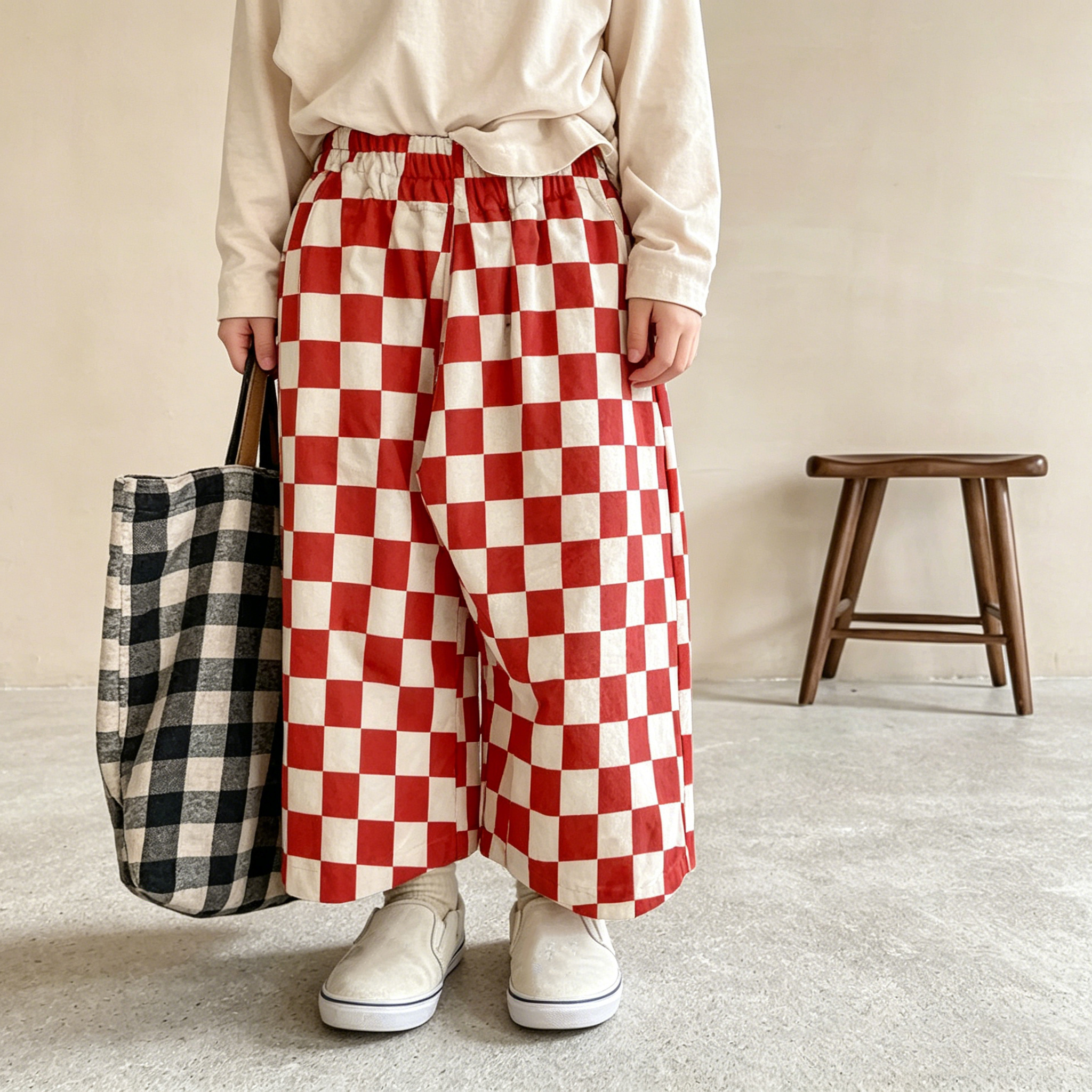 Baby & Kids Check Print Pants