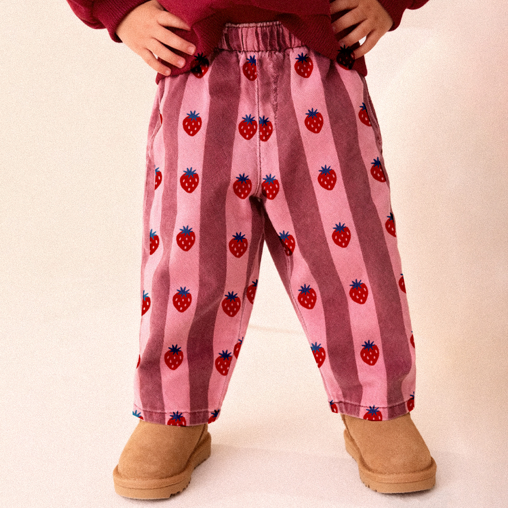 Baby & Kids Strawberry Stripe Pants