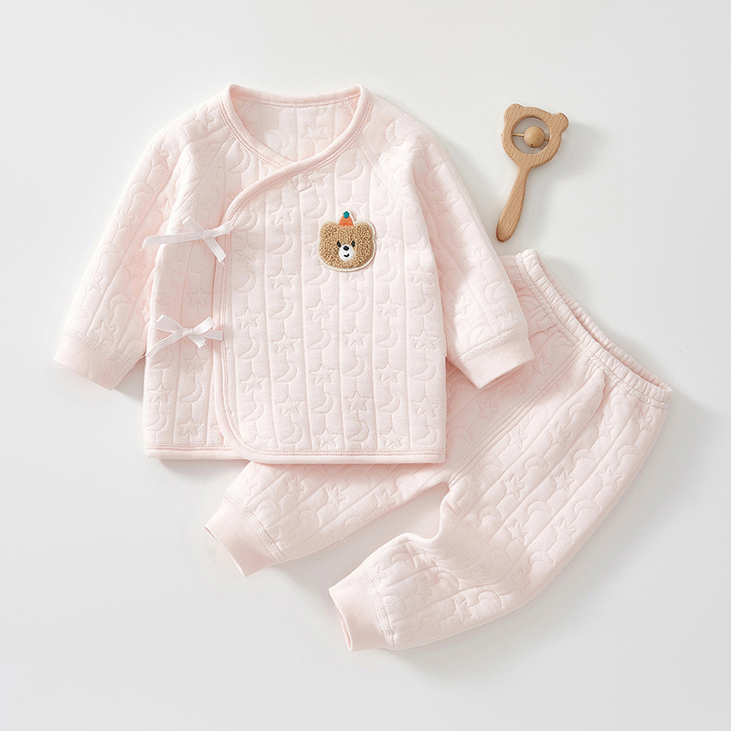 Baby 2 Piece Bear Quilted Set