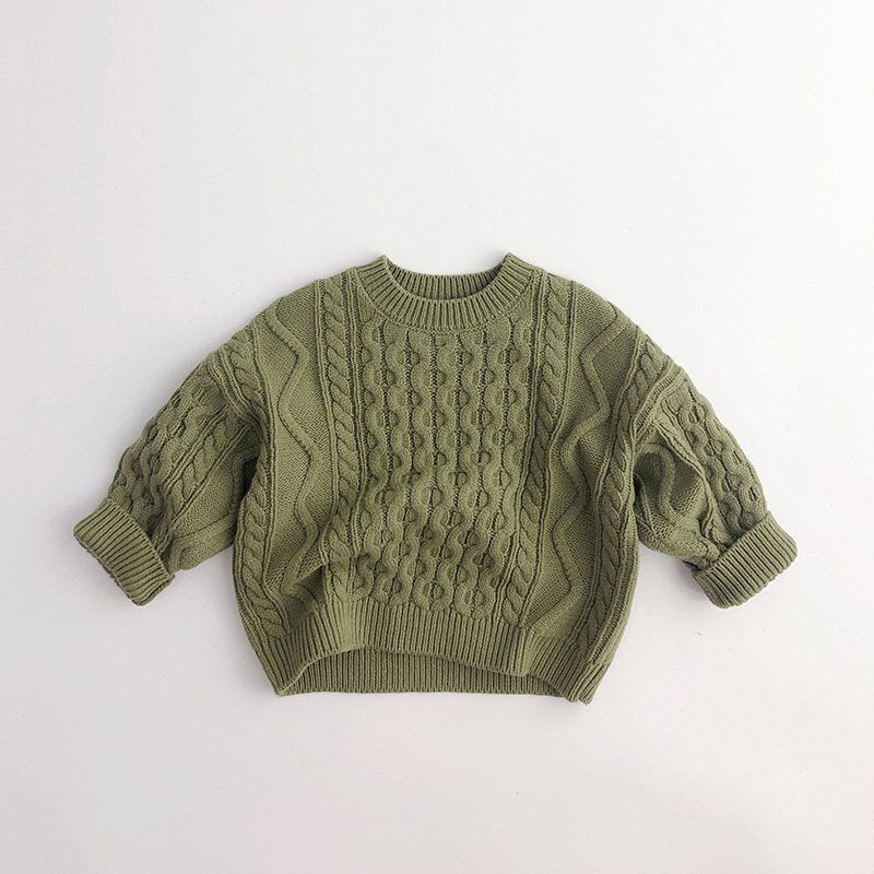 Toddler Retro Twist Pullover Sweater