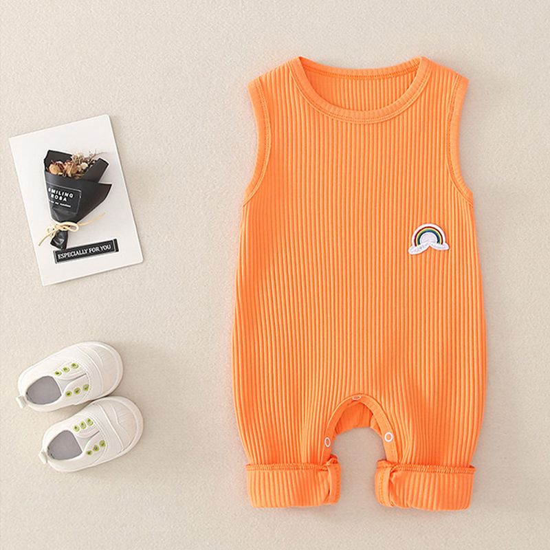 Baby Rainbow Vest Romper