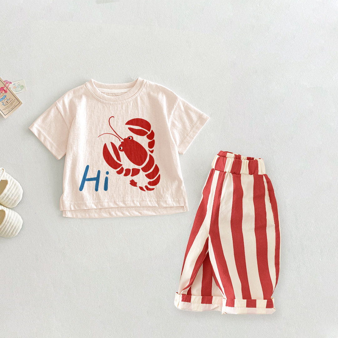 Baby Toddler Alphabet 2-Piece Sweatshirt Set
