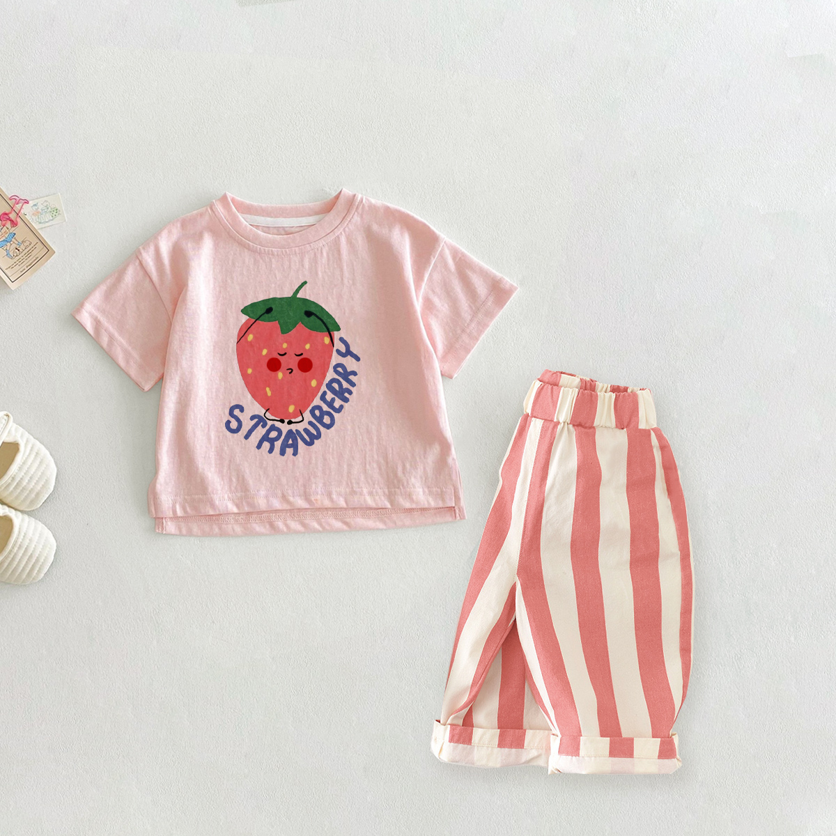 STRAWBERRY Baby Toddler 2-Piece Set