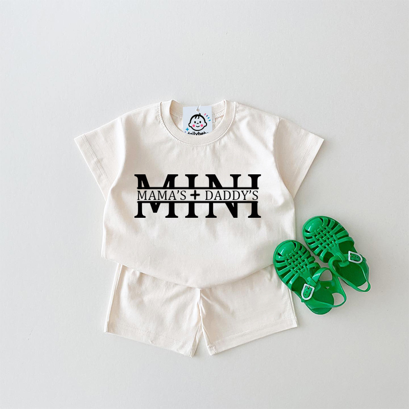 MAMA'S MINI Baby Slogan White Set 