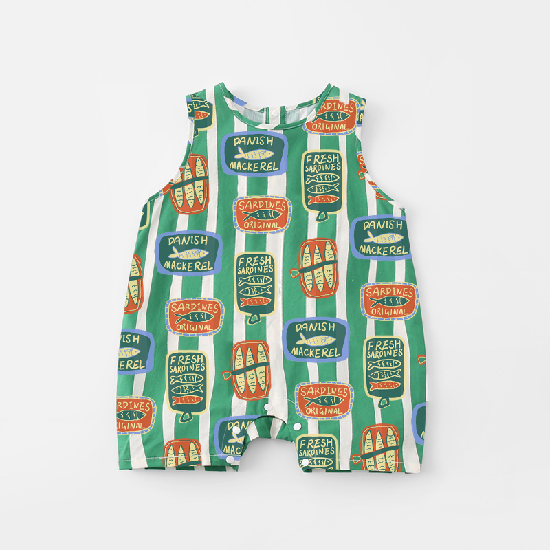 Baby Sardines Stripe Romper