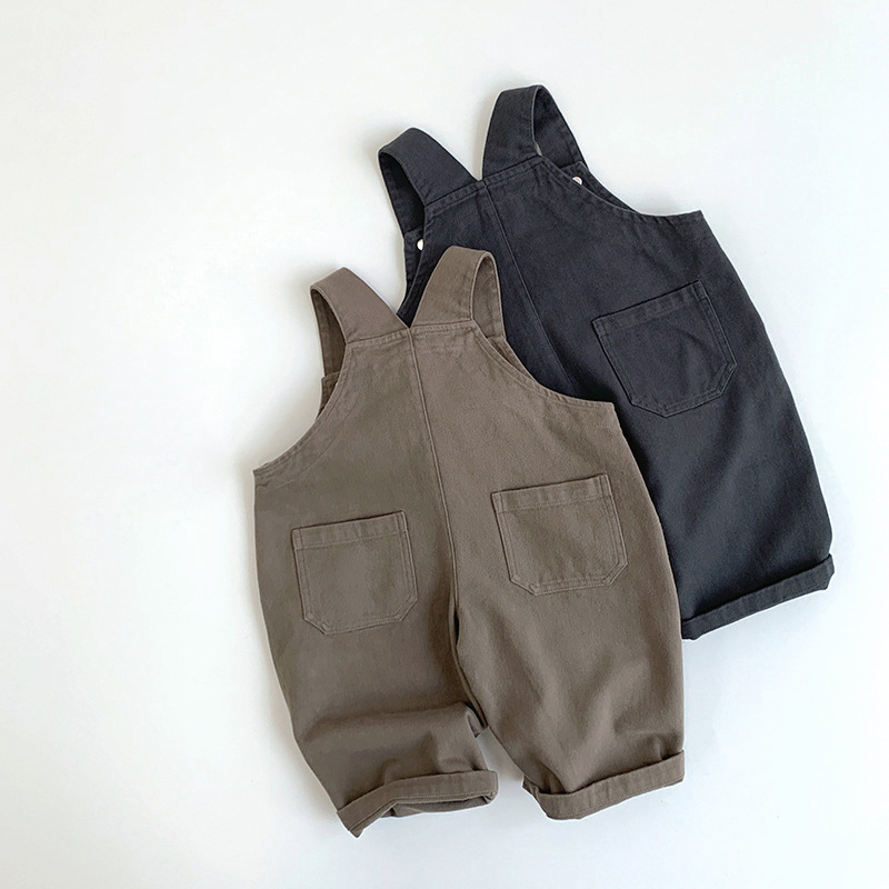Toddler Retro Pocket Lovely Basic Overalls