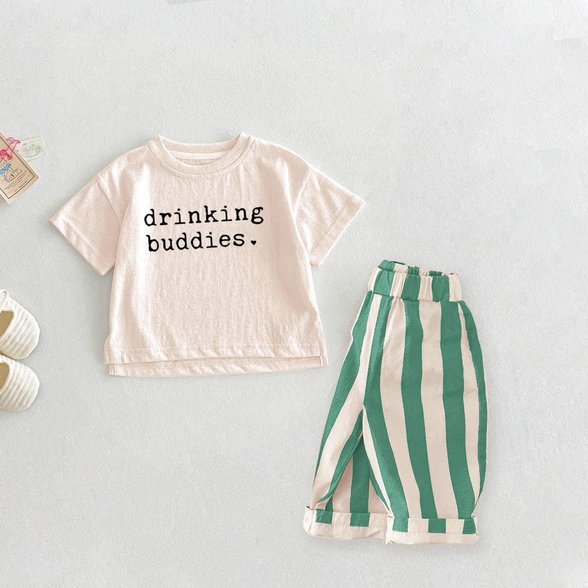 Baby Toddler Alphabet 2-Piece Sweatshirt Set