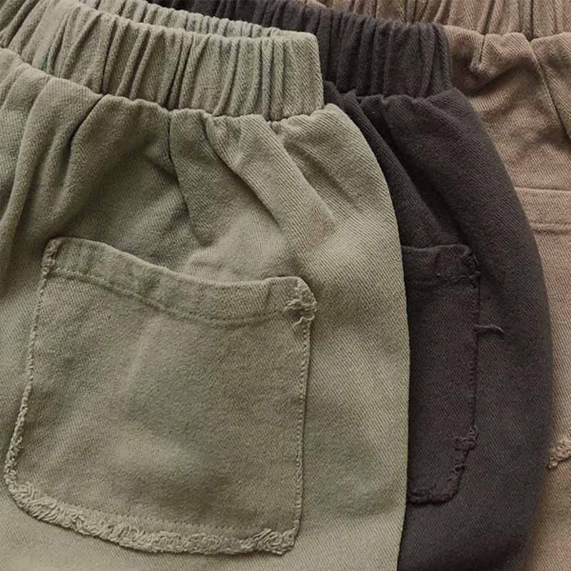 Toddler Casual Simple Pure Color Pants