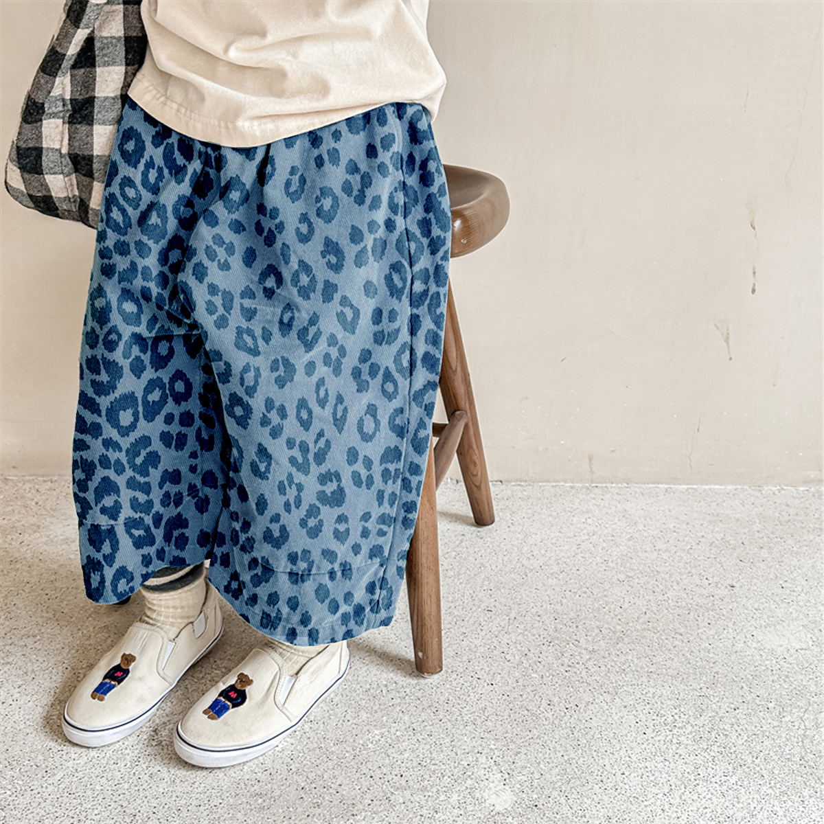 Kid Baby Leopard Print Casual Pants