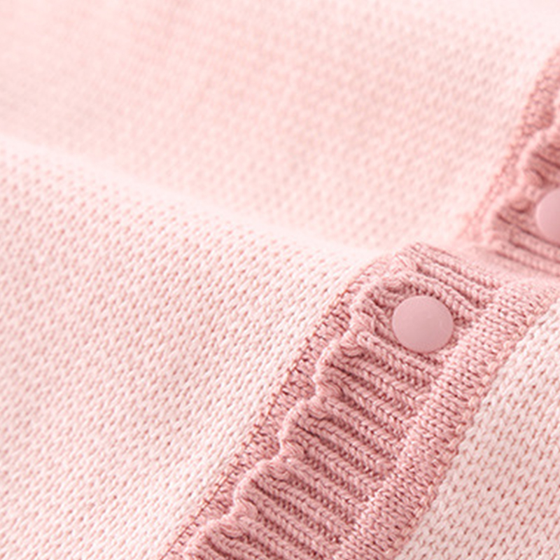 Baby Pink Floral Lace Collar Romper with Hat