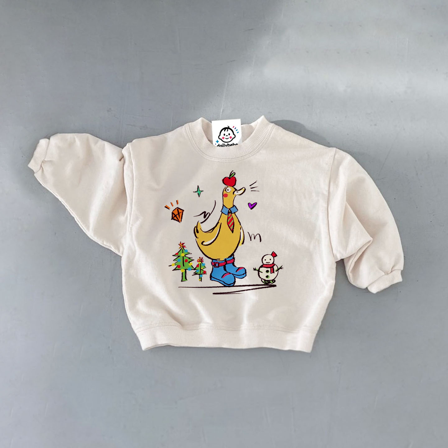 Baby Toddler Goose Snowman Sweatshirt
