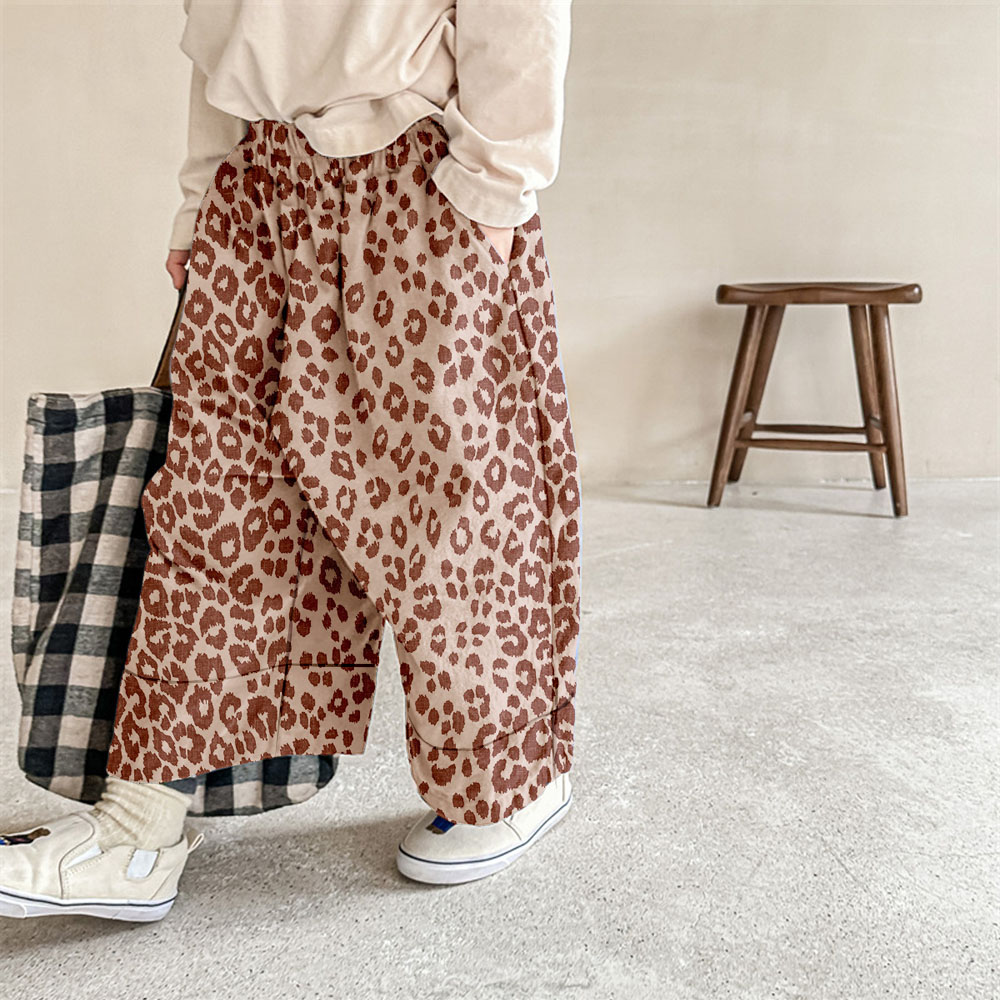 Baby & Kids Leopard Print Casual Pants