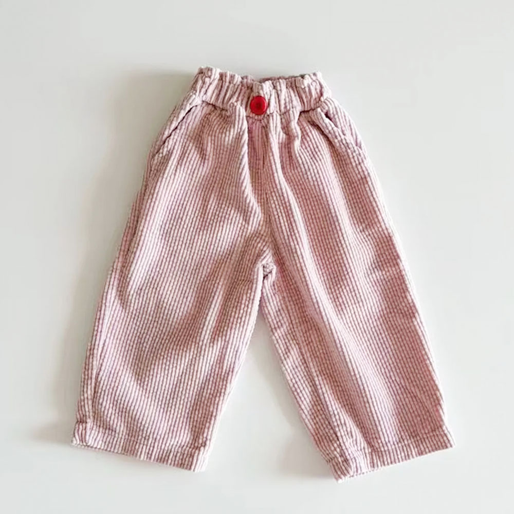 Baby & Kids Solid Color Corduroy Casual Pants