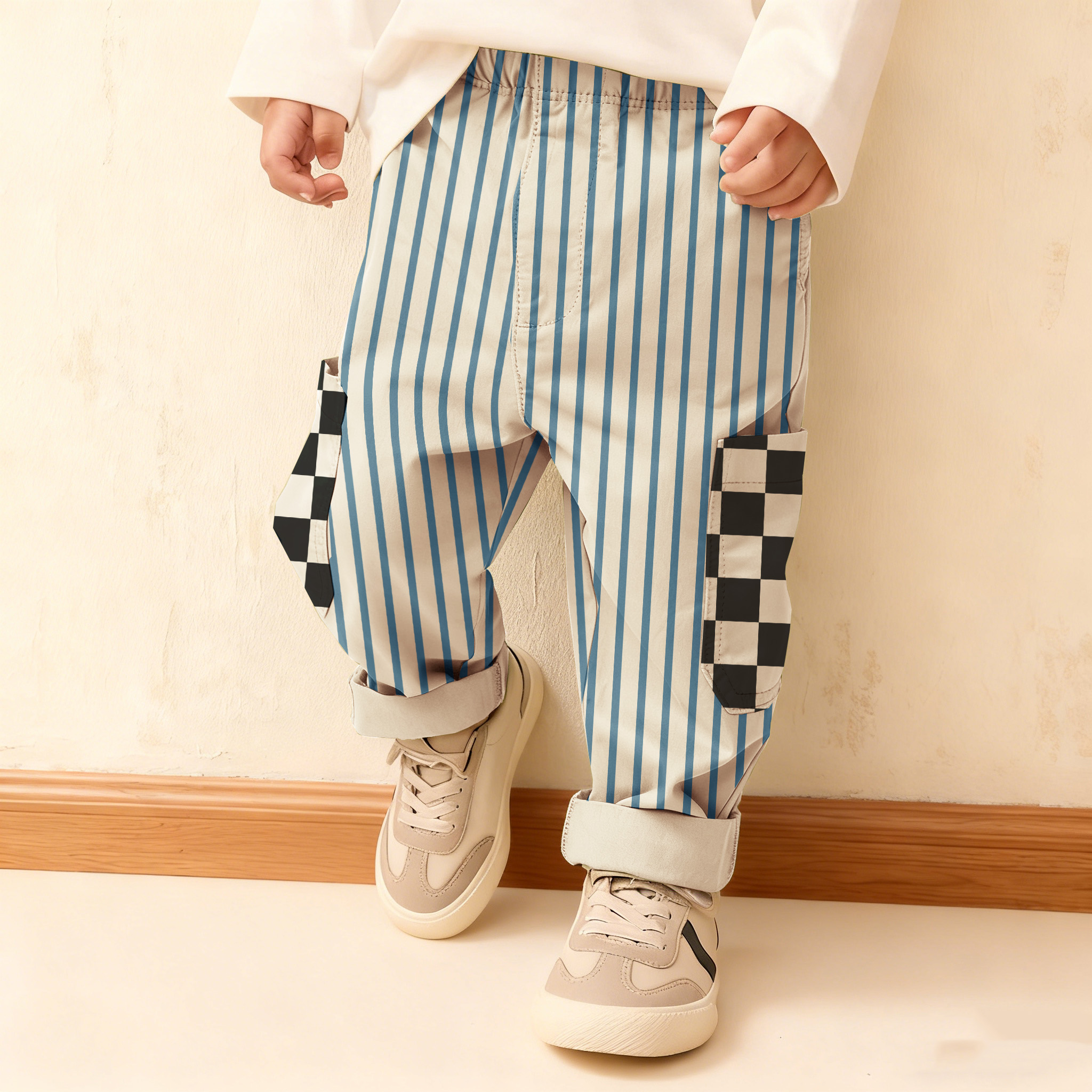 Baby & Kids Stripe Plaid Pants