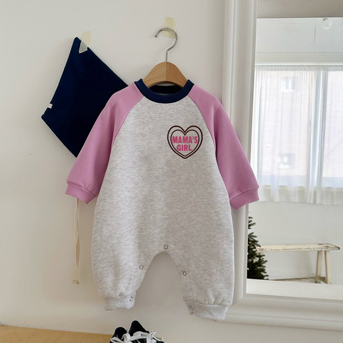 MAMA'S GIRL Baby Heart Romper