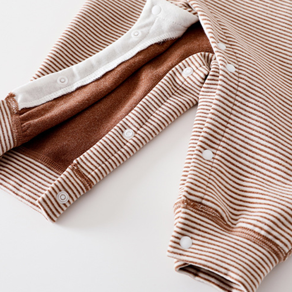 Baby Newborn Bear Stripe Romper