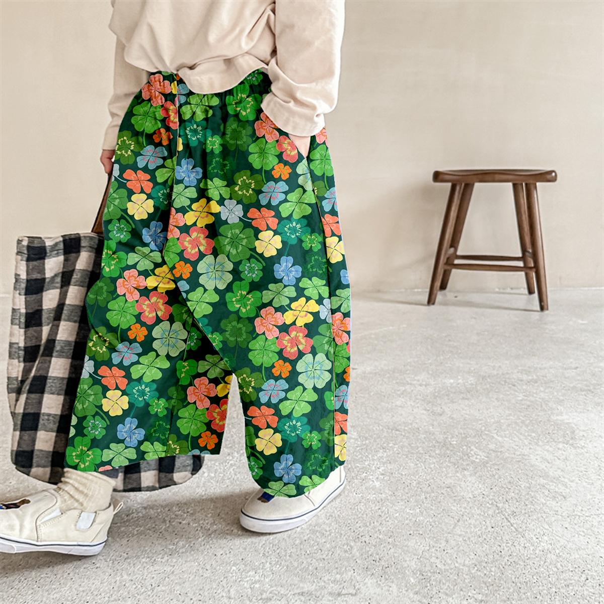 Baby & Kids Clover Pattern Pants