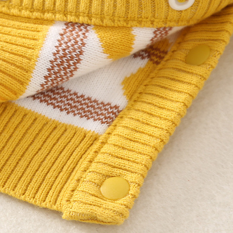 Baby Knitted Goose Yellow Romper