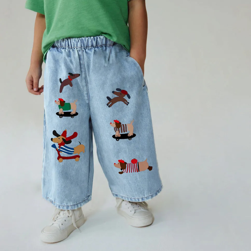 Baby & Kids Dogs Jeans