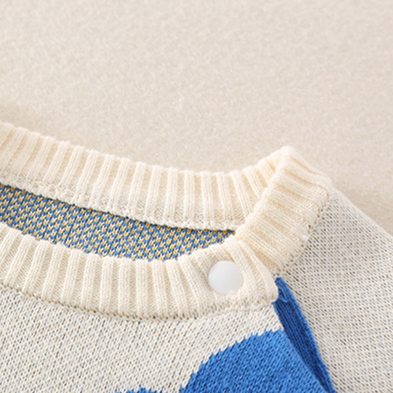 Baby Dinosaur Newborn Knitted Romper