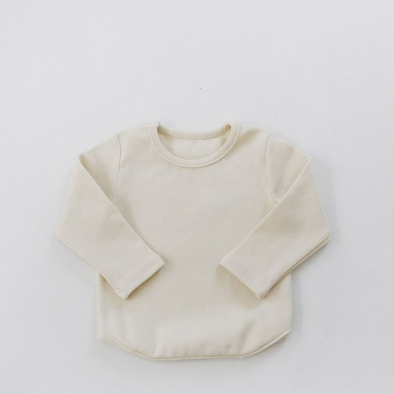 Baby Soft Simple Solid Color T-shirt