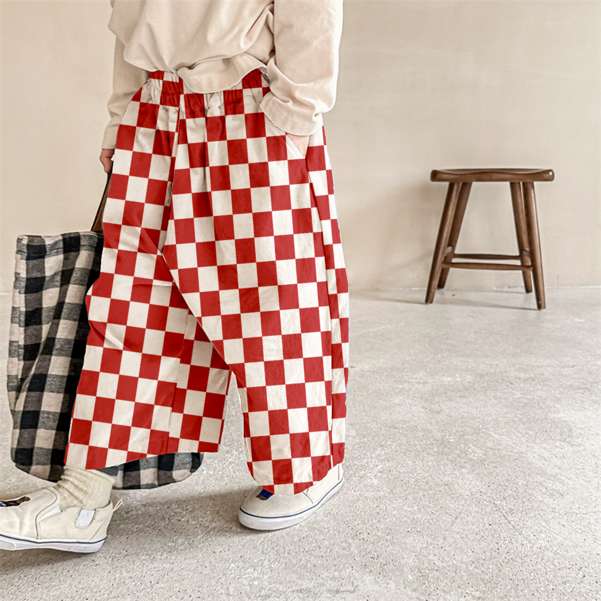 Baby & Kids Check Print Pants