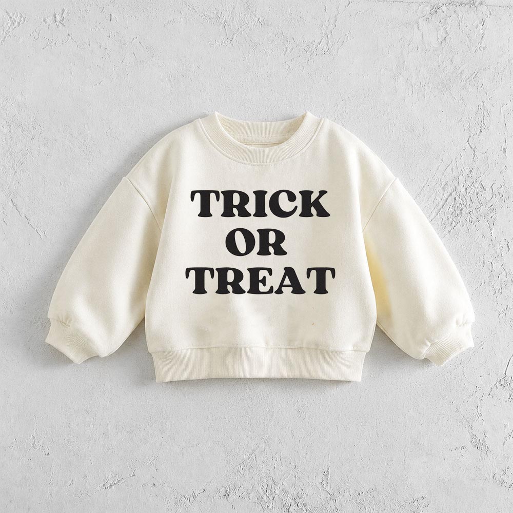 TRICK OR TREAT Baby & Kids Pattern Sweatshirt