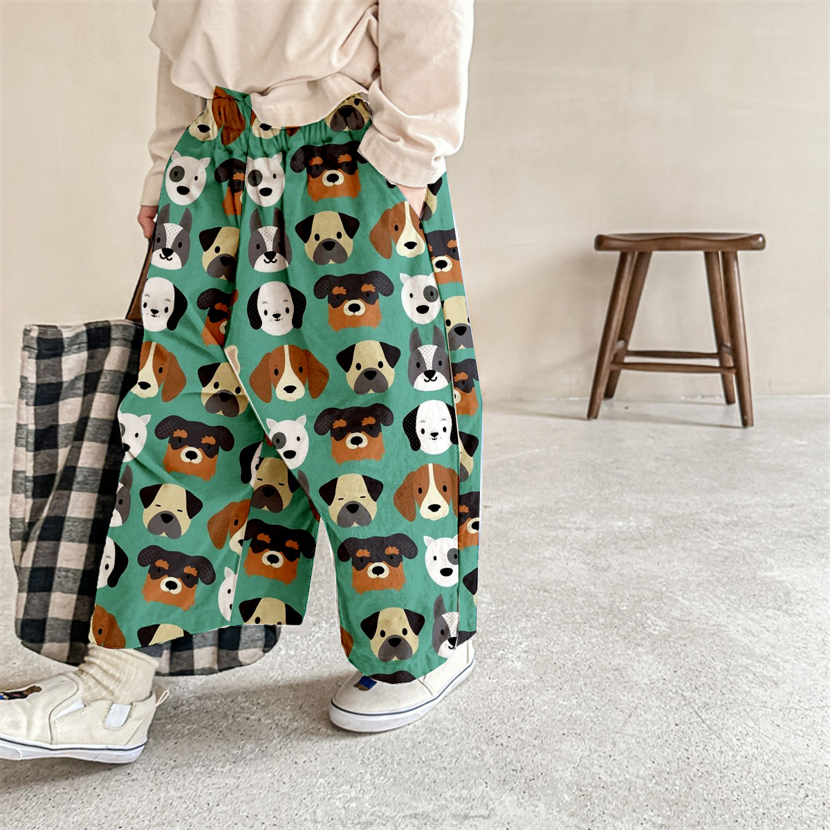 Baby & Kids Dogs Pattern Pants