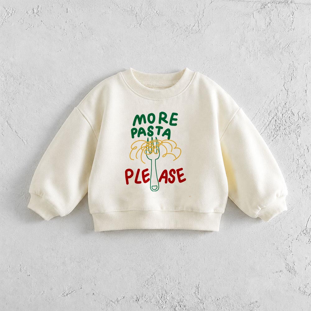 MORE PASTA Baby & Toddler Sweatshirt